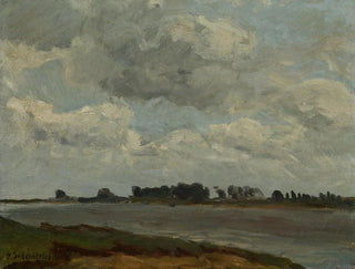 Gustav Schnleber - Am Ufer der Waal.webp