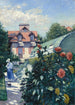 Daliat Petit-Gennevilliersin puutarhassa - Gustave Caillebotte — näkymä teoksesta