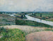 La Seine à la Pointe de Pinay - Gustave Caillebotte — näkymä teoksesta