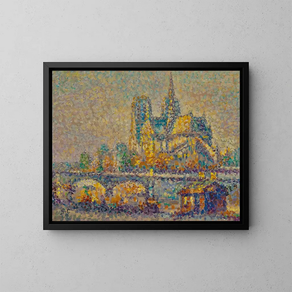 Notre-Dame de Paris - Gustave Cariot — kehystetty taideteos seinällä