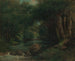 Un ruisseau dans la forêt - Gustave Courbet — näkymä teoksesta