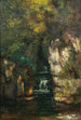 Vesiputous Ornansin lähellä - Gustave Courbet — näkymä teoksesta