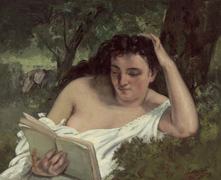 Gustave Courbet - A Young Woman Reading.webp