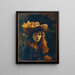 Portrait d'une fille - Gustave Courbet — kehystetty taideteos seinällä