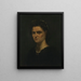 Portrait d'une dame - Gustave Courbet — kehystetty taideteos seinällä
