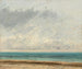 Meri rauhallinen - Gustave Courbet — näkymä teoksesta