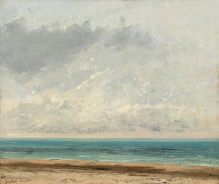 Meri rauhallinen - Gustave Courbet — näkymä teoksesta