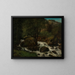 Metsäjoki Jura-alueella - Gustave Courbet — kehystetty taideteos seinällä