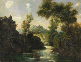 Sveitsin Alpeilla - Gustave Courbet — näkymä teoksesta