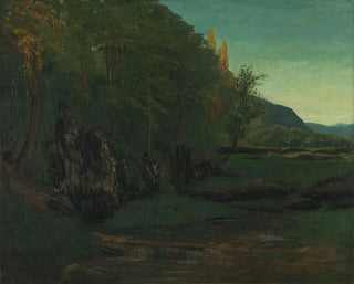 Jura maisema - Gustave Courbet — näkymä teoksesta