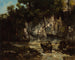 maisemasta ja peurasta - Gustave Courbet — näkymä teoksesta