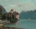 Le Château de Chillon, lac Léman - Gustave Courbet — näkymä teoksesta