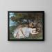 Les demoiselles des bords de la Seine - Gustave Courbet — kehystetty taideteos seinällä