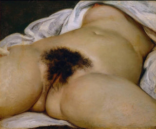 L'Origine du monde - Gustave Courbet — näkymä teoksesta