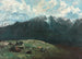 Panoraamanäkymä Alpeilta Les Dents du Midi - Gustave Courbet — näkymä teoksesta