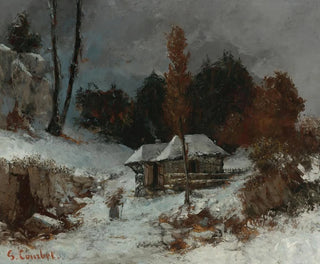 Gustave Courbet - Porteuse De Fagots Dans Un Paysage De Neige.webp