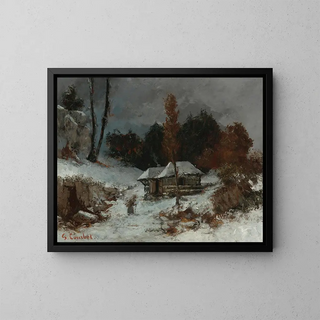 Gustave Courbet - Porteuse De Fagots Dans Un Paysage De Neige.webp