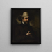 Portrait d'Urbain Cuenot - Gustave Courbet — kehystetty taideteos seinällä