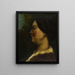 Portrait de femme - Gustave Courbet — kehystetty taideteos seinällä