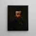 Portrait of M. Nicolle - Gustave Courbet — kehystetty taideteos seinällä
