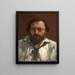 Portrait du poète Pierre Dupont - Gustave Courbet — kehystetty taideteos seinällä