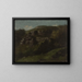 Rochers d'Ornans - Gustave Courbet — kehystetty taideteos seinällä