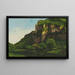 Mouthierin kallioiden maalaus - Gustave Courbet — kehystetty taideteos seinällä