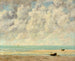 La Mer calme - Gustave Courbet — näkymä teoksesta