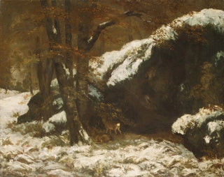 Le Cerf - Gustave Courbet — näkymä teoksesta