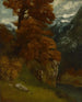 The Glen at Ornans Bords du Doubs Effet d'Automne - Gustave Courbet — näkymä teoksesta