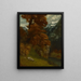 The Glen at Ornans Bords du Doubs Effet d'Automne - Gustave Courbet — kehystetty taideteos seinällä