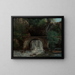 Le Grand Pont - Gustave Courbet — kehystetty taideteos seinällä