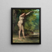 La Jeune Baigneuse - Gustave Courbet — kehystetty taideteos seinällä