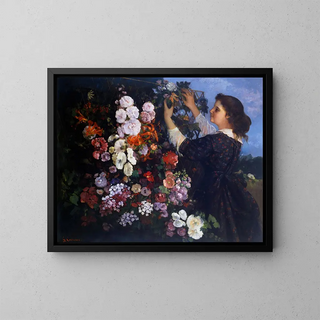 Treillis - Gustave Courbet — kehystetty taideteos seinällä