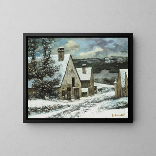 Gustave Courbet - Village Edge in Winter.webp