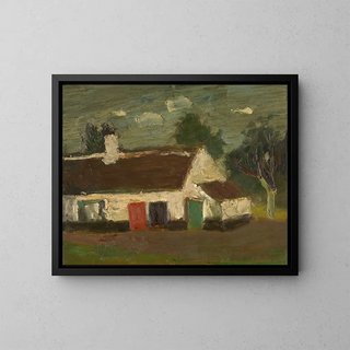 Ferme - Gustave De Smet — kehystetty taideteos seinällä