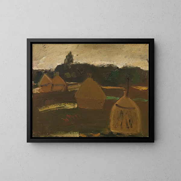 Meules - Gustave De Smet — kehystetty taideteos seinällä