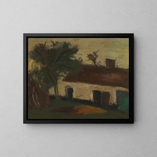 Eteinen - Gustave De Smet — kehystetty taideteos seinällä