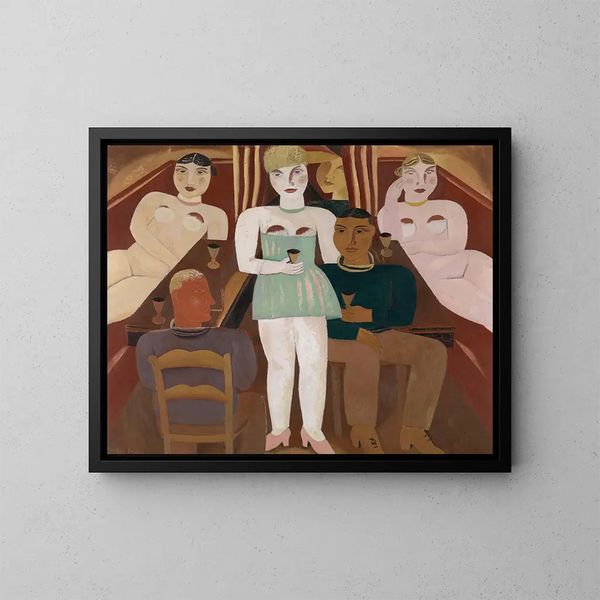 La bonne maison - Gustave De Smet — kehystetty taideteos seinällä