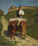 En route pour la fête basque - Gustave Henri Colin — näkymä teoksesta