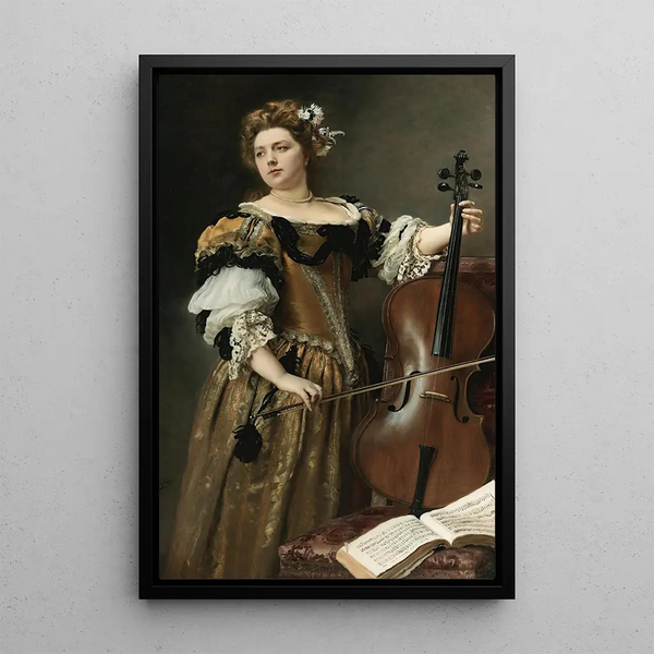 Sellisti - Gustave Jean Jacquet — kehystetty taideteos seinällä
