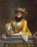 La robe jaune - Gustave Jean Jacquet — näkymä teoksesta