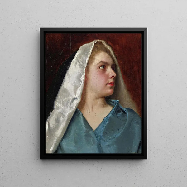 Gustave Jean Jacquet - Woman With A Mantle.webp