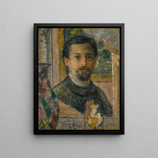 Gustave Loiseau - Autoportrait la statuette.webp