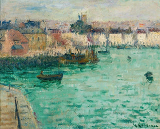 Avant-port de Dieppe - Gustave Loiseau — näkymä teoksesta