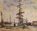 Bateaux au quai au Havre - Gustave Loiseau — näkymä teoksesta