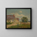 Chaumière au Vandreuil - Gustave Loiseau — kehystetty taideteos seinällä