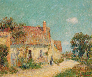 Chaumière en Normandie - Gustave Loiseau — näkymä teoksesta