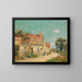 Chaumière en Normandie - Gustave Loiseau — kehystetty taideteos seinällä