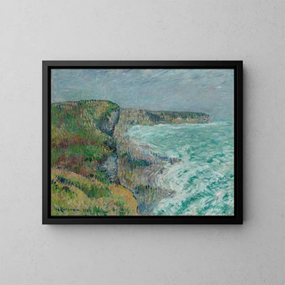 Gustave Loiseau - Falaises dYport en hiver.webp